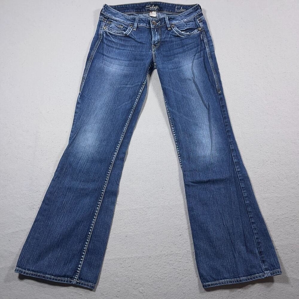 VTG Silver Jeans Co‎ Women Women's Size 30 Eden Bootcut Low Rise Medium Wash